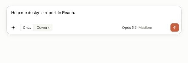 Starting a report in chat