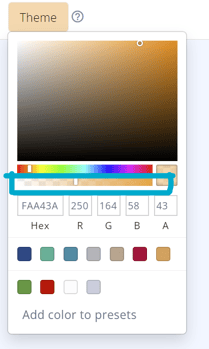 color selector