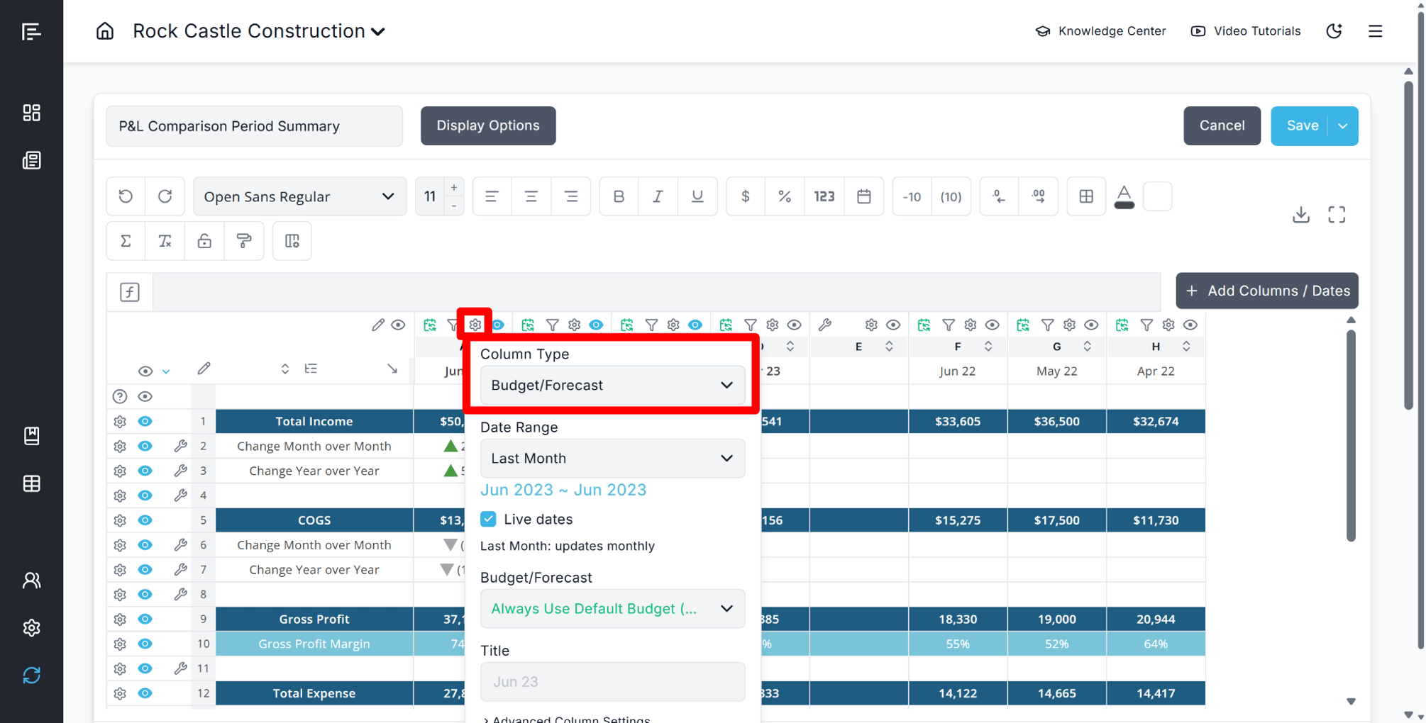 Quickbooks Graph Budget QuickBooks Online Budgets