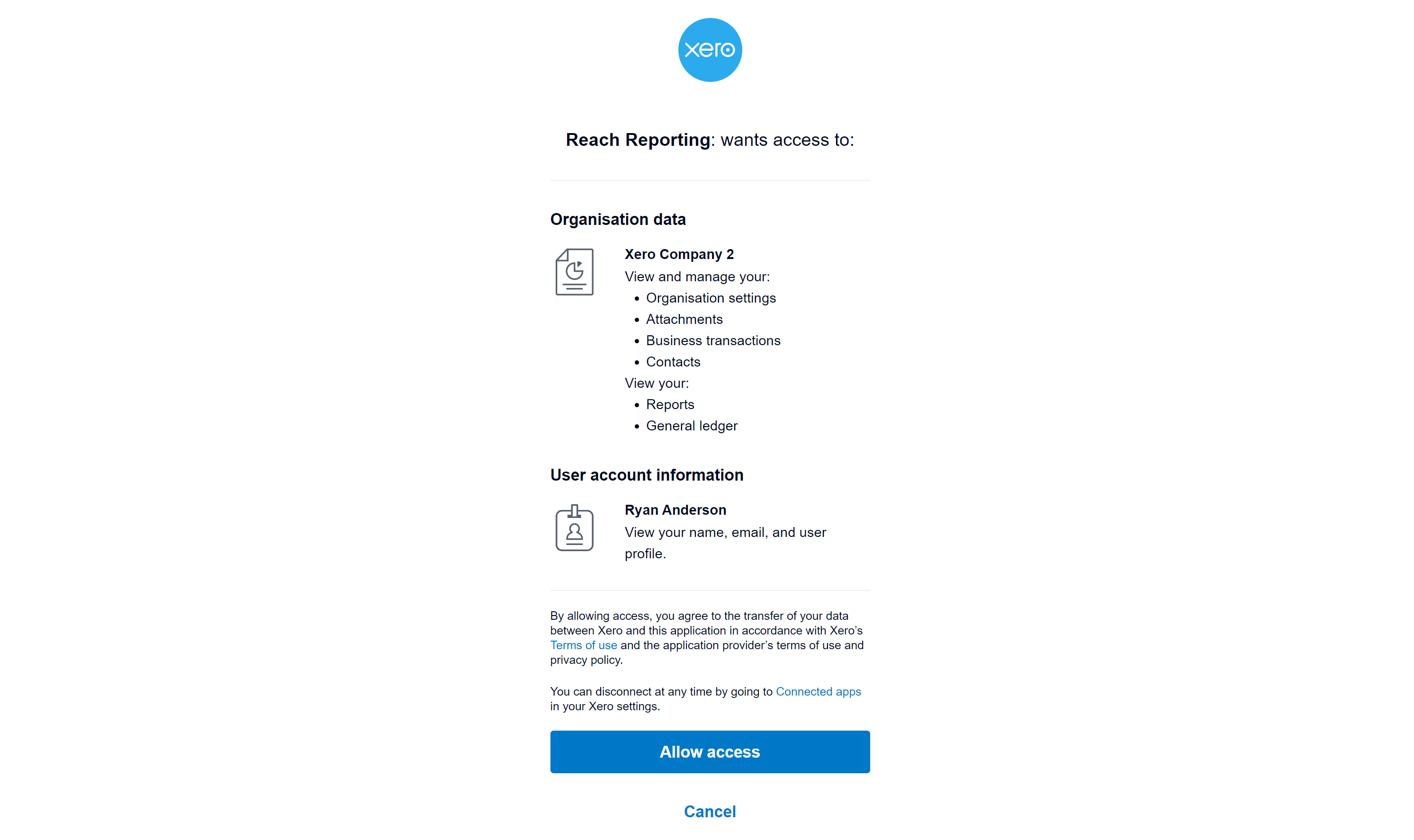 xero login