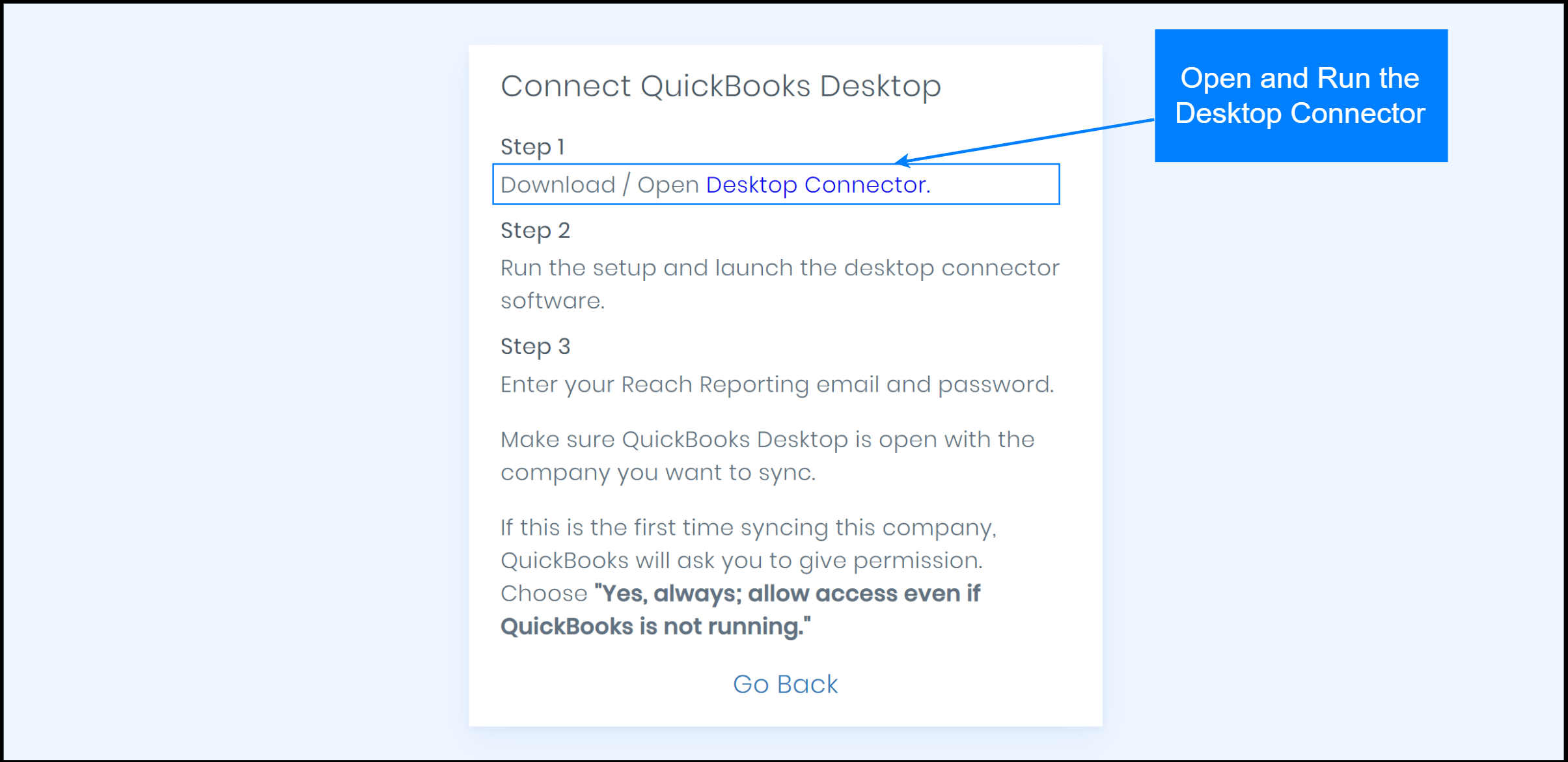 connect quickbooks